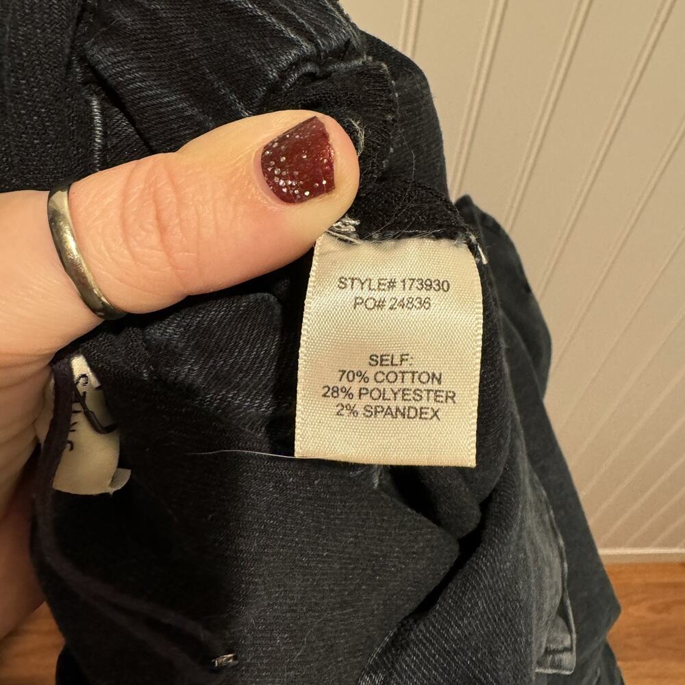 Skies Are Blue Curvy Denim Utility Jumpsuit Plus Size 3X - Picture 8 of 9